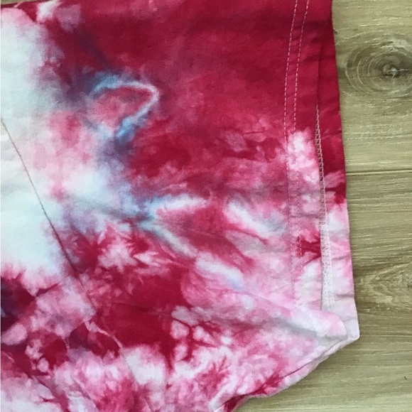 AC/DC TyeDye Crop Tee 2XL Upcycled - Picture 6 of 6